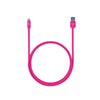 3ft Stainless Steel Lightning Cable - Matte Pink