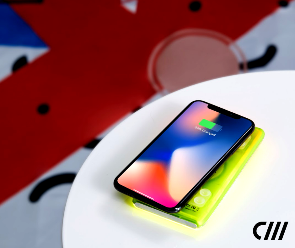 Portable charger for iphones with dual charging capabilities