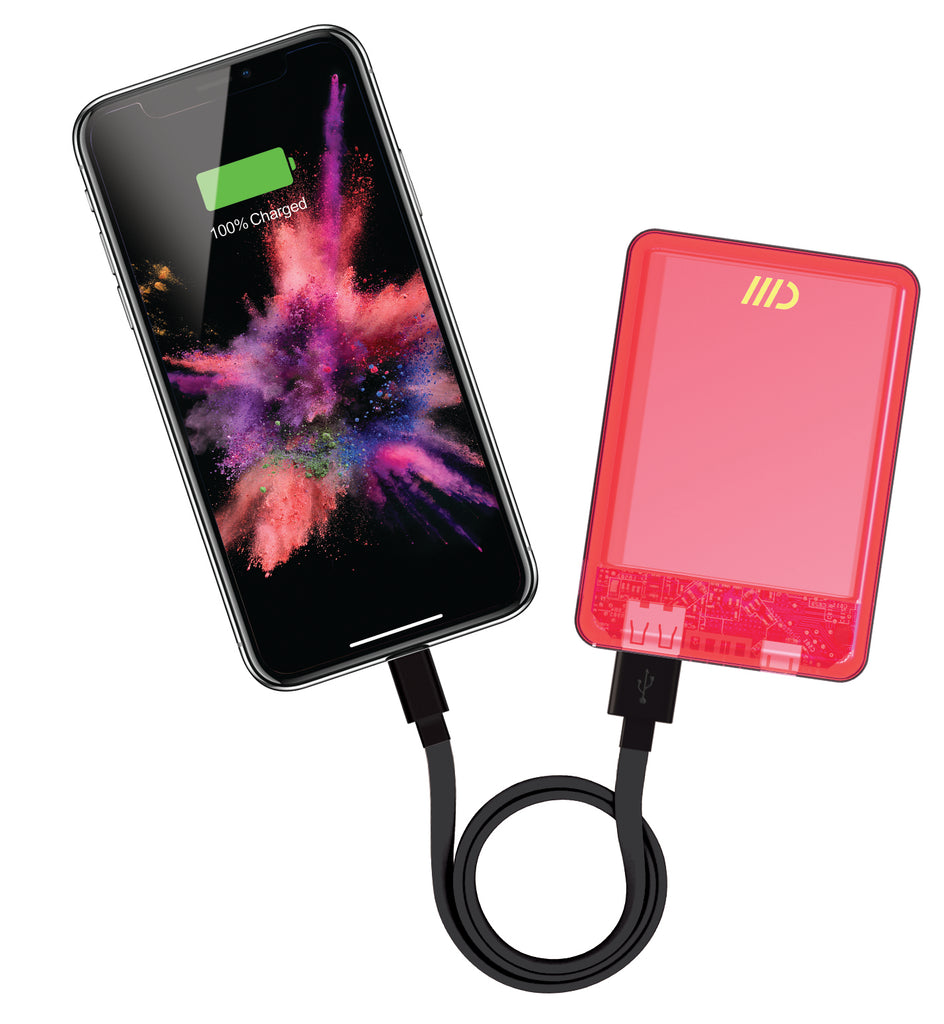 Ultra Compact Neon Power Bank - candywirez